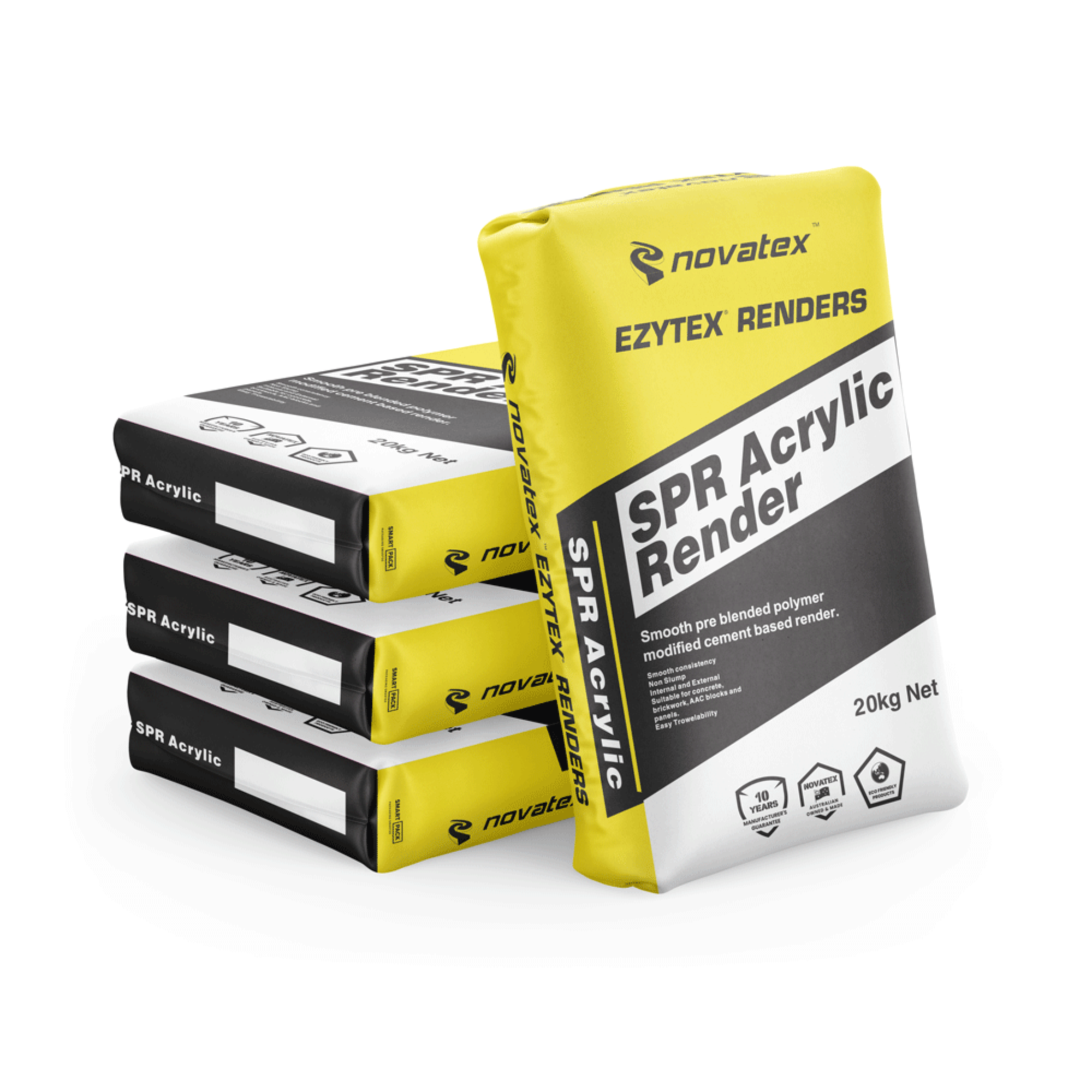 SPR NOVATEX SMOOTH POLYMER RENDER 20KG