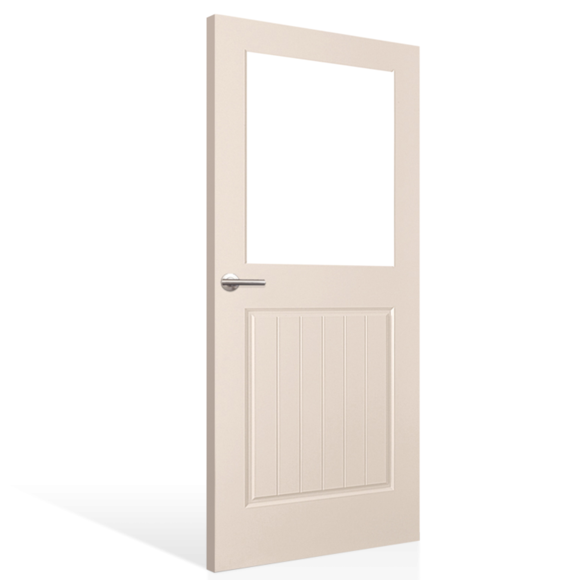 BACK DOOR SOLID CORE GLAZED CLEAR 7A