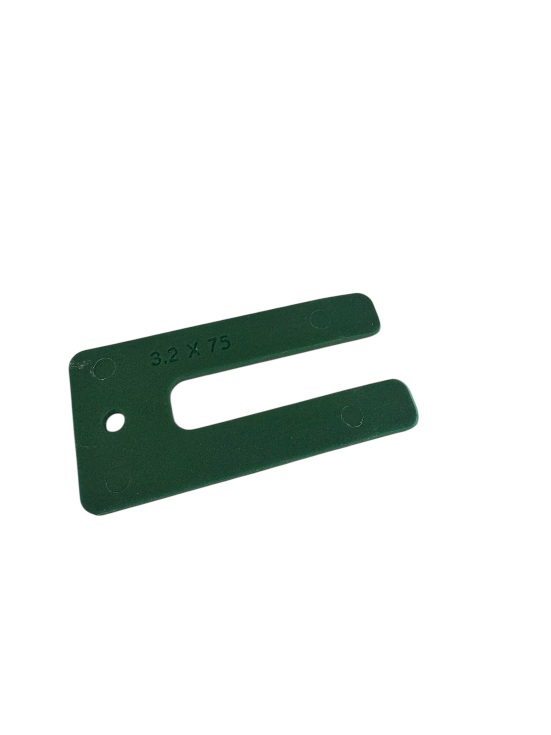 Window Plastic Packer 3.2mm x 75mm Green