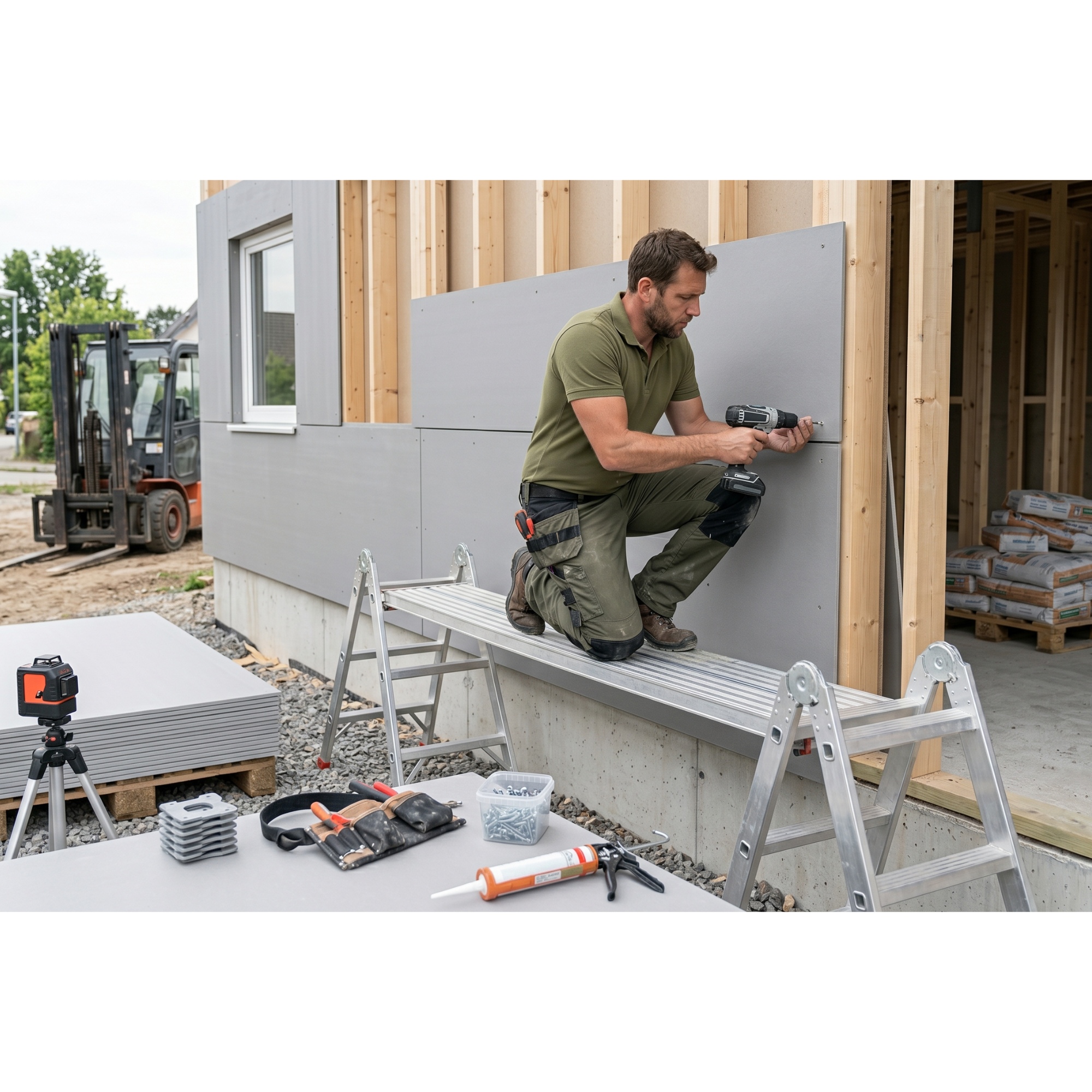SUPPLY AND INSTALL FIBRE CEMENT CLADDING